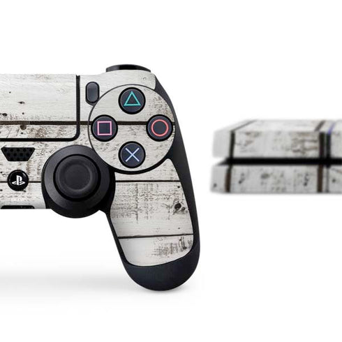 Weathered Wood PS4 Console and Controller Bundle Skin