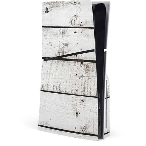 Weathered Wood PS5 Slim Disk Console Skin