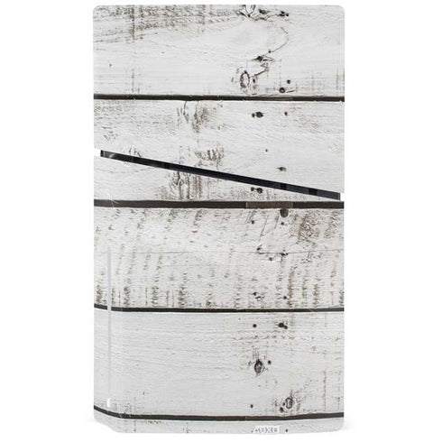 Weathered Wood PS5 Slim Disk Console Skin