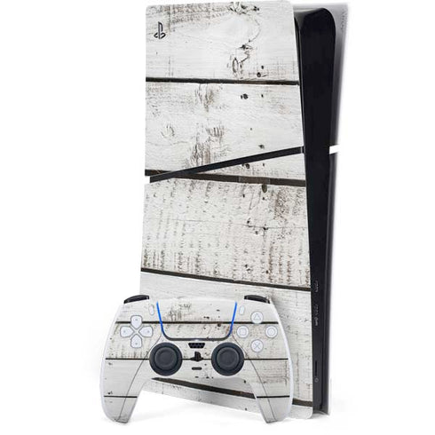 Weathered Wood PS5 Slim Digital Edition Bundle Skin
