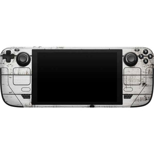 Weathered Wood Steam Deck Handheld Gaming Computer Skin