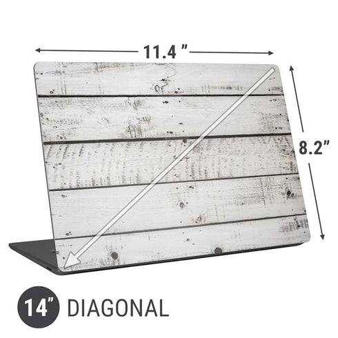 Weathered Wood Universal Laptop 14in (11.4 x 8.2in) Skin