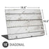 Weathered Wood Universal Laptop 18in (14.6 x 10.6in) Skin
