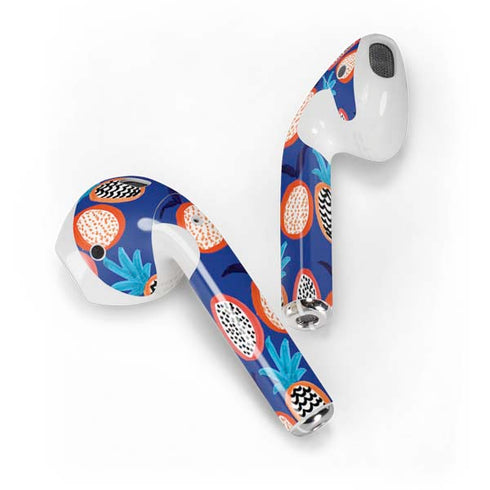 Bouffants and Broken Hearts Weird Fruits Apple AirPods Skin