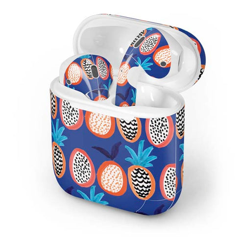 Bouffants and Broken Hearts Weird Fruits Apple AirPods Skin