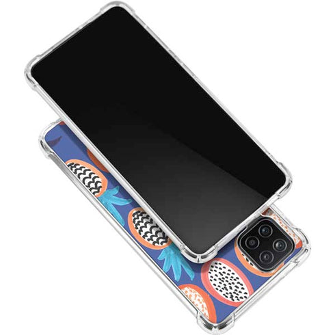 Bouffants and Broken Hearts Weird Fruits Galaxy A12 Clear Case