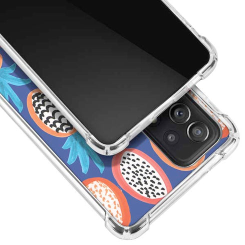 Bouffants and Broken Hearts Weird Fruits Galaxy A72 5G Clear Case
