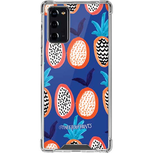 Bouffants and Broken Hearts Weird Fruits Galaxy Note20 5G Clear Case