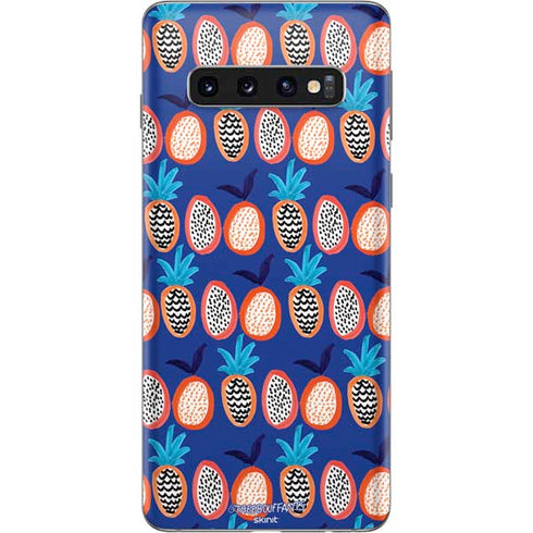 Bouffants and Broken Hearts Weird Fruits Galaxy S10 Skin