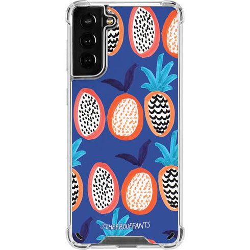 Bouffants and Broken Hearts Weird Fruits Galaxy S21 Plus 5G Clear Case