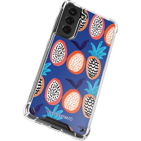 Bouffants and Broken Hearts Weird Fruits Galaxy S21 Plus 5G Clear Case
