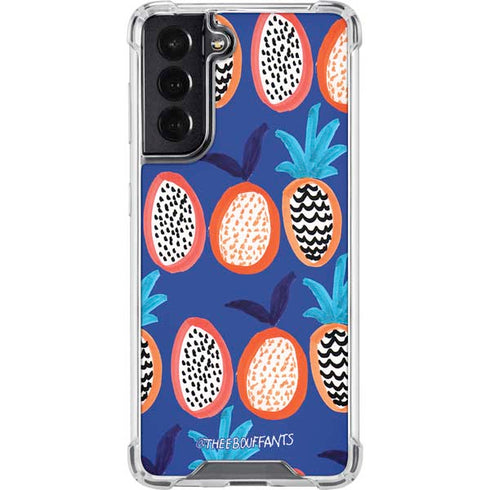 Bouffants and Broken Hearts Weird Fruits Galaxy S22 Clear Case