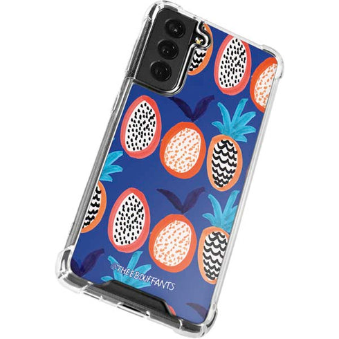 Bouffants and Broken Hearts Weird Fruits Galaxy S22 Clear Case