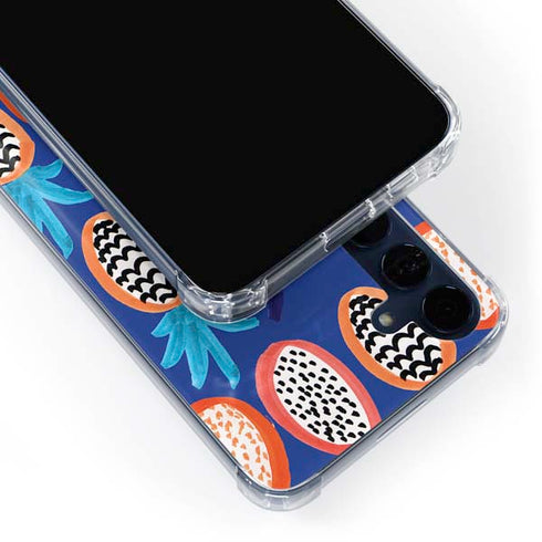 Bouffants and Broken Hearts Weird Fruits Galaxy S24 Clear Case