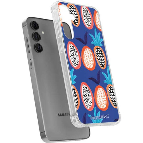 Bouffants and Broken Hearts Weird Fruits Galaxy S24 Plus Clear Case