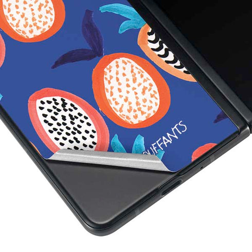 Bouffants and Broken Hearts Weird Fruits Galaxy Z Fold3 5G Skin