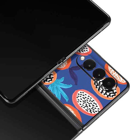 Bouffants and Broken Hearts Weird Fruits Galaxy Z Fold3 5G Skin