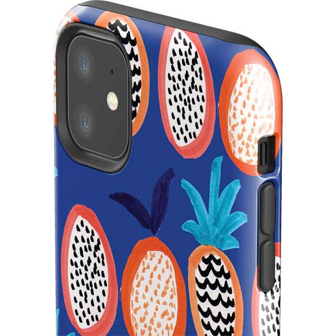Bouffants and Broken Hearts Weird Fruits iPhone 11 Impact Case