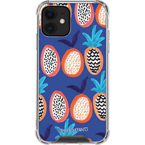 Bouffants and Broken Hearts Weird Fruits iPhone 12 Clear Case