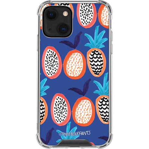 Bouffants and Broken Hearts Weird Fruits iPhone 14 Clear Case