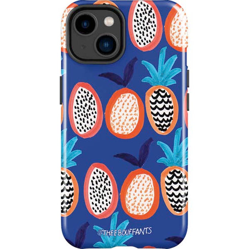 Bouffants and Broken Hearts Weird Fruits iPhone 14 Plus Impact Case