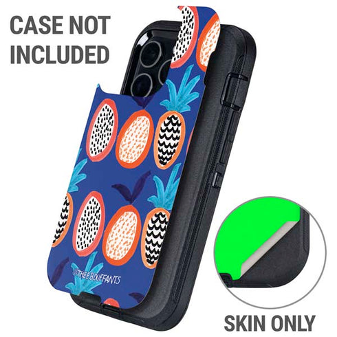 Bouffants and Broken Hearts Weird Fruits Otterbox Defender iPhone Skin