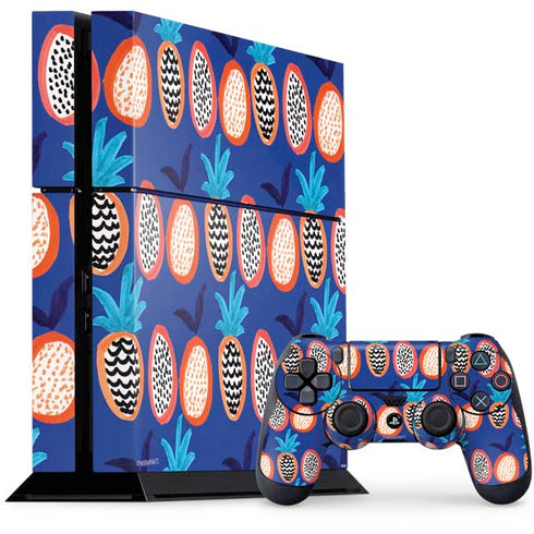 Bouffants and Broken Hearts Weird Fruits PS4 Console and Controller Bundle Skin