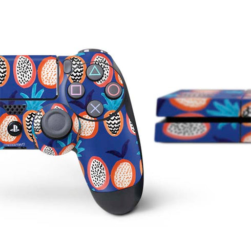 Bouffants and Broken Hearts Weird Fruits PS4 Console and Controller Bundle Skin