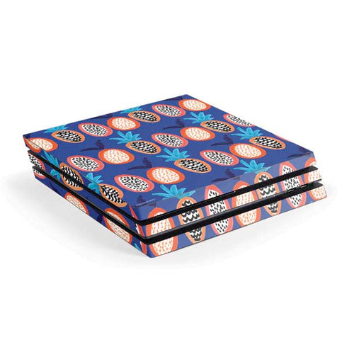 Bouffants and Broken Hearts Weird Fruits PS4 Pro Console Skin