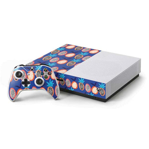 Bouffants and Broken Hearts Weird Fruits Xbox One S Console and Controller Bundle Skin
