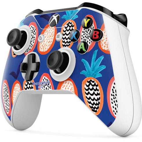 Bouffants and Broken Hearts Weird Fruits Xbox One S Controller Skin