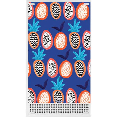 Bouffants and Broken Hearts Weird Fruits Xbox Series S Console Skin