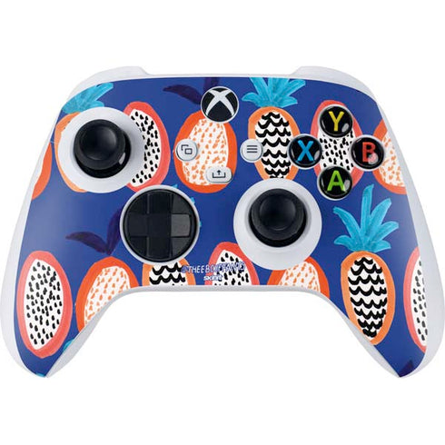Bouffants and Broken Hearts Weird Fruits Xbox Series S Controller Skin