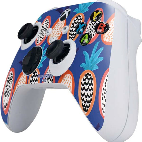 Bouffants and Broken Hearts Weird Fruits Xbox Series S Controller Skin