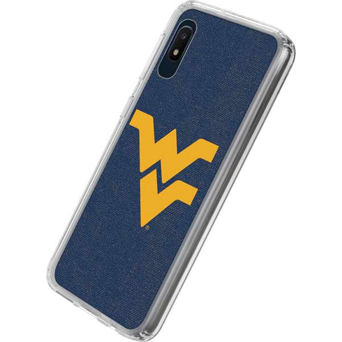 West Virginia University Basketball Galaxy A10e Clear Case