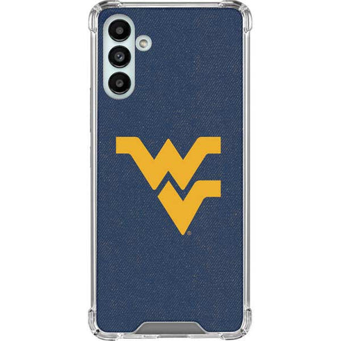 West Virginia University Basketball Galaxy A13 5G Clear Case