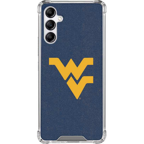 West Virginia University Basketball Galaxy A14 5G Clear Case