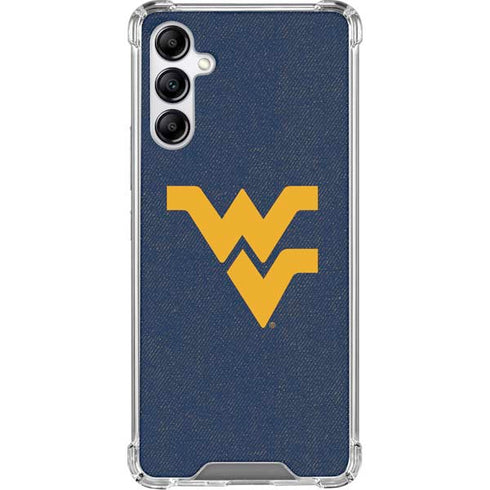 West Virginia University Basketball Galaxy A15 5G Clear Case