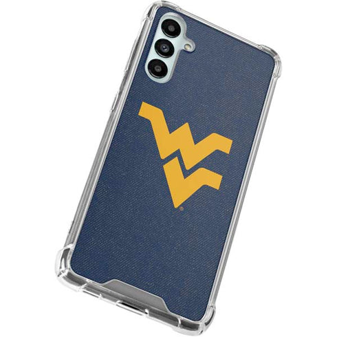 West Virginia University Basketball Galaxy A15 5G Clear Case