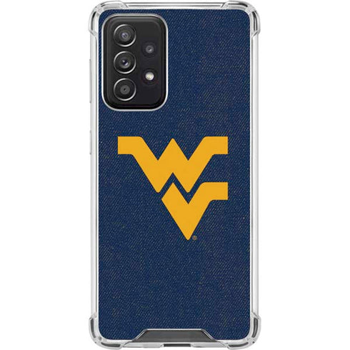 West Virginia University Basketball Galaxy A52 5G Clear Case