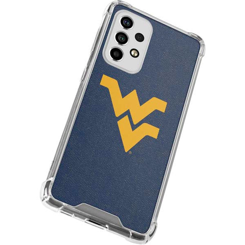West Virginia University Basketball Galaxy A53 5G Clear Case