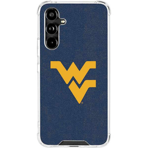 West Virginia University Basketball Galaxy A54 5G Clear Case