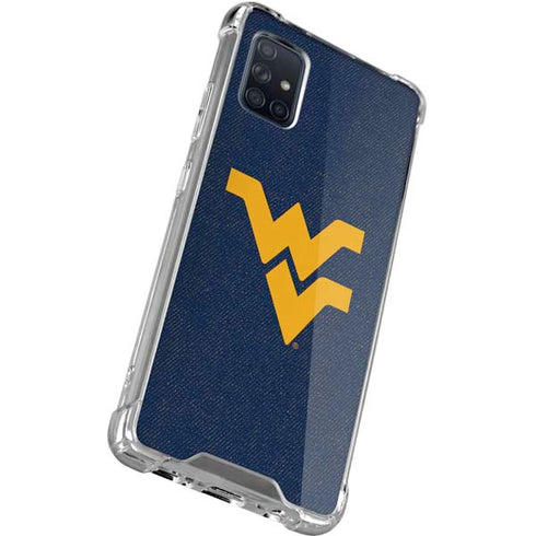 West Virginia University Basketball Galaxy A71 5G Clear Case