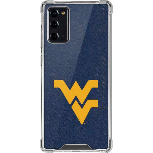 West Virginia University Basketball Galaxy Note20 5G Clear Case