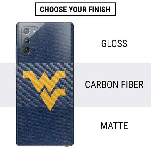 West Virginia University Basketball Galaxy Note20 5G Skin