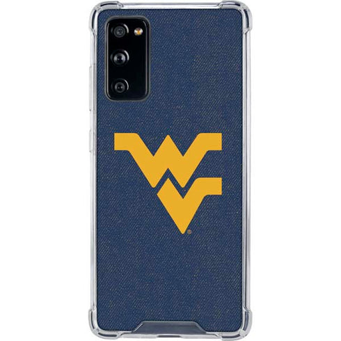 West Virginia University Basketball Galaxy S20 FE Clear Case