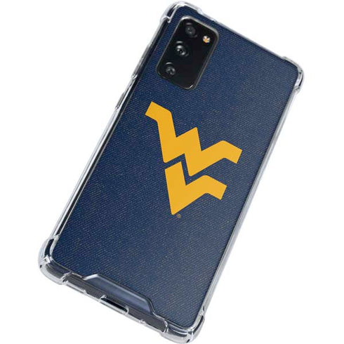West Virginia University Basketball Galaxy S20 FE Clear Case