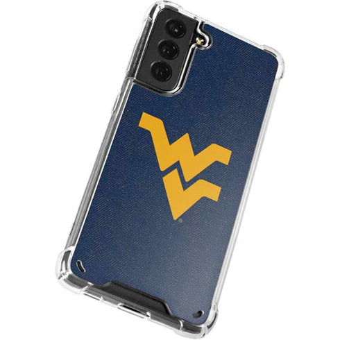 West Virginia University Basketball Galaxy S21 Plus 5G Clear Case