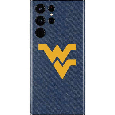 West Virginia University Basketball Galaxy S22 Ultra Skin