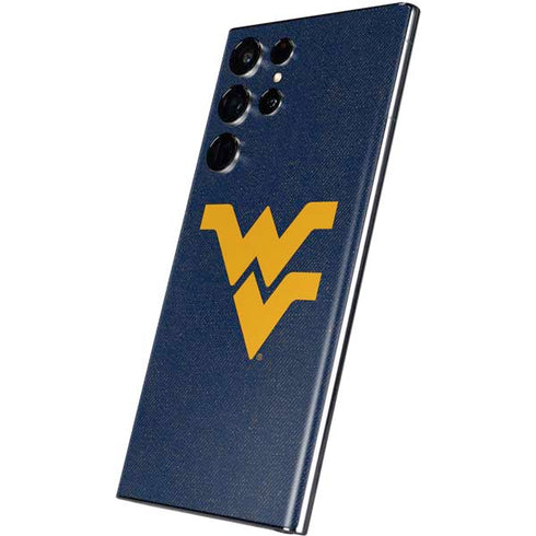 West Virginia University Basketball Galaxy S22 Ultra Skin
